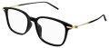 Mont Blanc MB0413OA Black - Gold (002) Eyeglasses - Color Image