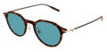 Mont Blanc MB0355S Havana/ Green Lens (006) Sunglasses - Color Image