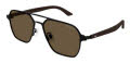 Mont Blanc MB0360S Black / Brown Lens (002) Sunglasses - Color Image