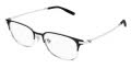 Mont Blanc MB0377OJ Black-Silver (002) Eyeglasses - Color Image