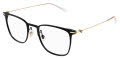 Mont Blanc MB0356O Black - Gold (001) Eyeglasses - Color Image