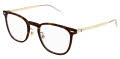 Mont Blanc MB0393ON Havana - Gold (003) Eyeglasses - Color Image