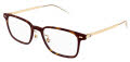Mont Blanc MB0394ON Havana - Gold (003) Eyeglasses - Color Image