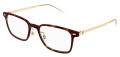 Mont Blanc MB0394ON Havana - Gold (007) Eyeglasses - Color Image