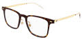 Mont Blanc MB0395ON Havana - Gold (003) Eyeglasses - Color Image