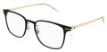 Mont Blanc MB0397ON Black - Gold (001) Eyeglasses - Color Image