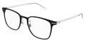 Mont Blanc MB0397ON Black - Silver (002) Eyeglasses - Color Image