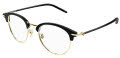 Mont Blanc MB0408O Gold - Black (002) Eyeglasses - Color Image