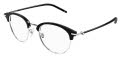 Mont Blanc MB0408O Silver - Black (001) Eyeglasses - Color Image