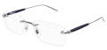 Mont Blanc MB0411O Gunmetal - Gunmetal (004) Eyeglasses - Color Image