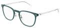 Mont Blanc MB0393ON Green - Silver (004) Eyeglasses - Color Image