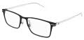 Mont Blanc MB0396ON Black - Silver (002) Eyeglasses - Color Image