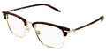 Mont Blanc MB0409O Gold - Havana (003) Eyeglasses - Color Image