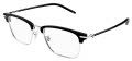 Mont Blanc MB0409O Silver - Black (001) Eyeglasses - Color Image