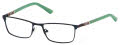 New Balance Kids NBK 120 Dark Steel Blue (3) Eyeglasses - Color Image