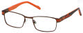 New Balance Kids NBK 121 Brown (1) Eyeglasses - Color Image