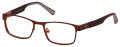 New Balance Kids NBK 122 Brown (1) Eyeglasses - Color Image