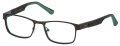 New Balance Kids NBK 122 Gunmetal (3) Eyeglasses - Color Image