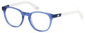 New Balance Kids NBK 124 Blue (3) Eyeglasses - Color Image