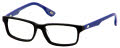 New Balance Kids NBK 126 Black (5) Eyeglasses - Color Image