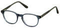 New Balance Kids NBK 141 Navy Crystal (1) Eyeglasses - Color Image