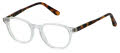 New Balance Kids NBK 141 Clear Crystal (3) Eyeglasses - Color Image