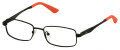 New Balance Kids NBK 144 Matte Black (3) Eyeglasses - Color Image