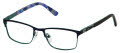 New Balance Kids NBK 145 Matte Blue (1) Eyeglasses - Color Image