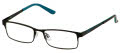 New Balance Kids NBK 148 Black (1) Eyeglasses - Color Image