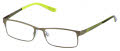 New Balance Kids NBK 148 Gunmetal (3) Eyeglasses - Color Image