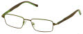 New Balance Kids NBK 150 Brown (3) Eyeglasses - Color Image