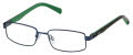 New Balance Kids NBK 151 Blue Green (2) Eyeglasses - Color Image