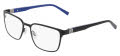 Nautica N7351 Satin Black (5) Eyeglasses - Color Image