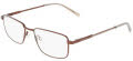 Nautica N7347 Satin Brown (210) Eyeglasses - Color Image