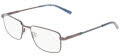Nautica N7347 Satin Dark Gunmetal (030) Eyeglasses - Color Image