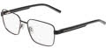 Nautica N7349 Satin Black / Gunmetal (005) Eyeglasses - Color Image