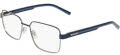 Nautica N7349 Satin Navy / Silver (420) Eyeglasses - Color Image