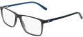 Nautica N8195 Black Crystal (001) Eyeglasses - Color Image