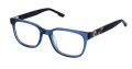 New Balance Kids NBK 185 Crystal Blue (3) Eyeglasses - Color Image