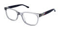 New Balance Kids NBK 185 Crystal Grey (1) Eyeglasses - Color Image