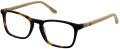 New Balance Kids NBK 158 Tortoise (3) Eyeglasses - Color Image