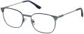 New Balance Kids NBK 159 Navy Silver (3) Eyeglasses - Color Image