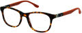 New Balance Kids NBK 161 Tortoise (2) Eyeglasses - Color Image