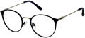 New Balance Kids NBK 163 Navy Silver (2) Eyeglasses - Color Image
