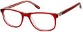 New Balance Kids NBK 170 Crystal Red (3) Eyeglasses - Color Image