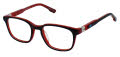 New Balance Kids NBK 183 Black / Red (3) Eyeglasses - Color Image