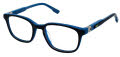 New Balance Kids NBK 183 Grey / Blue (1) Eyeglasses - Color Image