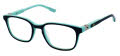 New Balance Kids NBK 183 Navy / Mint (2) Eyeglasses - Color Image