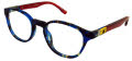 New Balance Kids NBK 5047 Navy Tortoise (3) Eyeglasses - Color Image