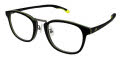 New Balance NB 4112 Black Yellow (3) Eyeglasses - Color Image